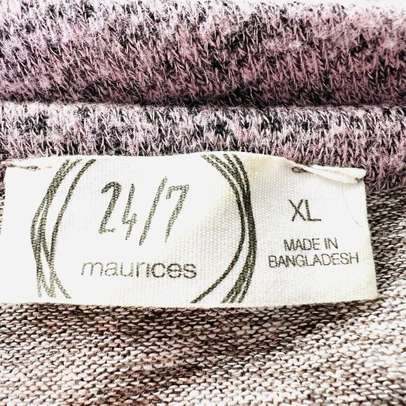 EUC Maurices 24/7 Pink Puff Sleeve Baseball Tee - Picture 7 of 13